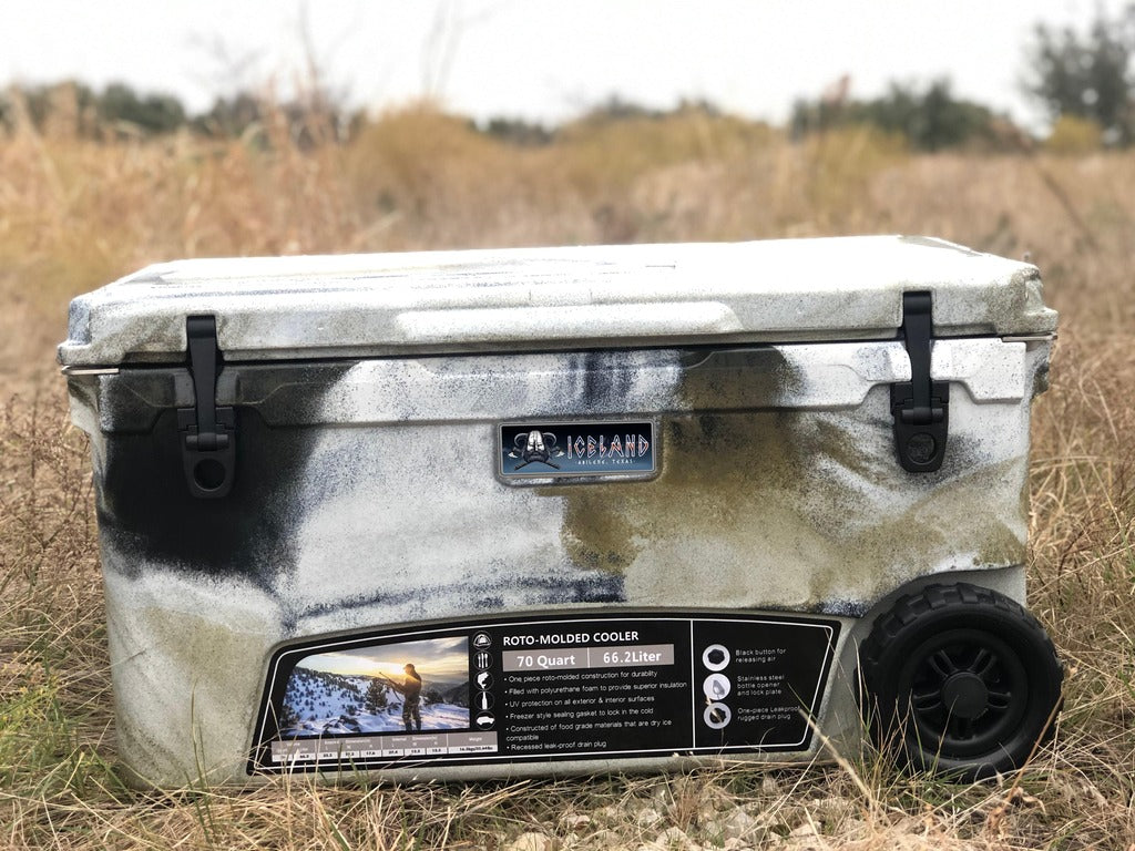 The Viking Series 75qt Cooler | Iceland Coolers Desert Camo